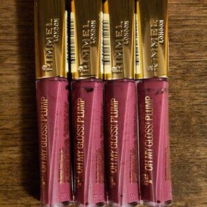 RIMMEL LONDON Oh My Gloss Plump Lot of 4 Juicy Lucy BNIP PLUMPING